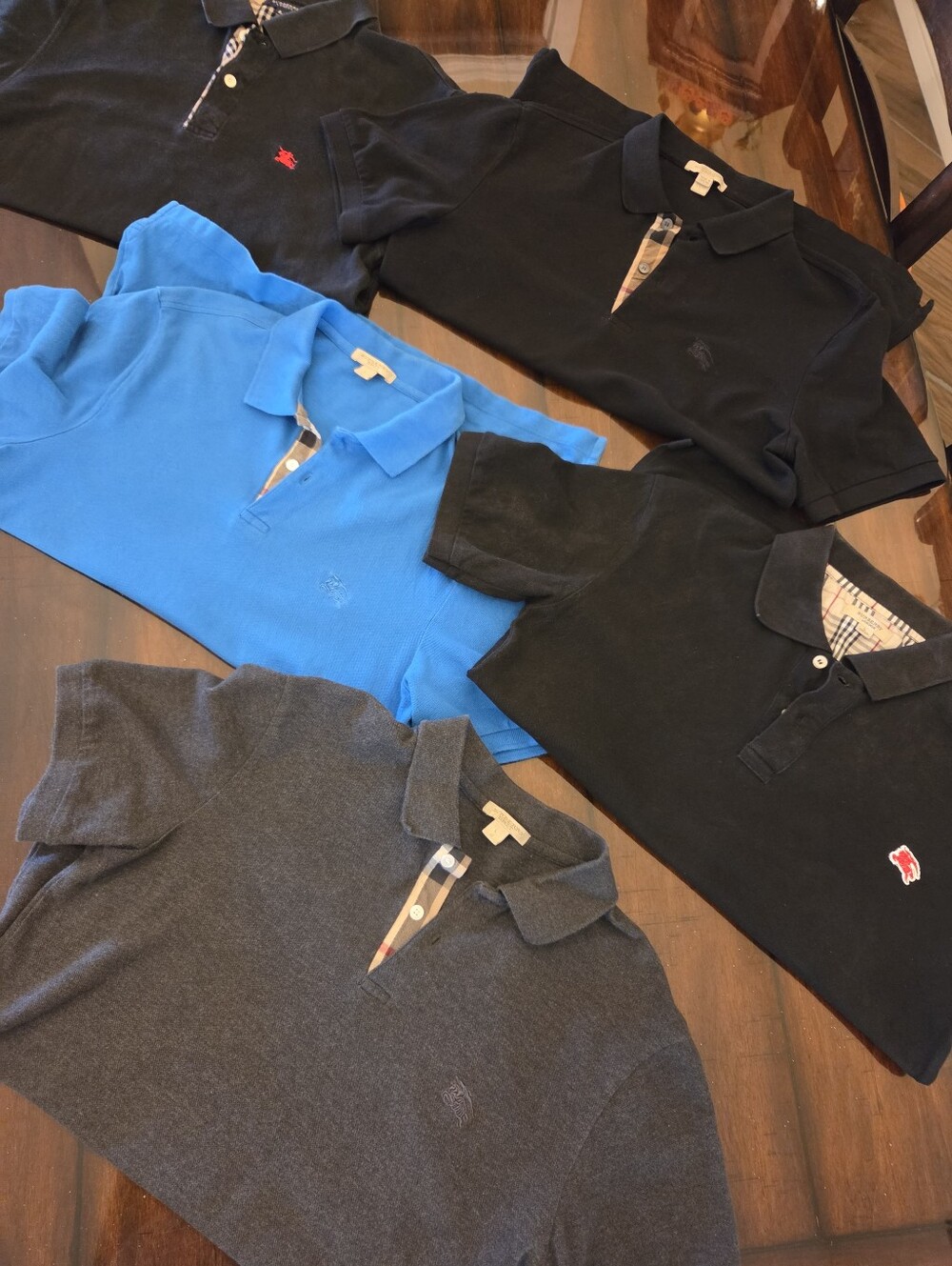 Lot Of 5 Men's Burberry Polo Shirts - Picture 13 of 14